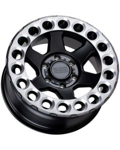 Black Rhino Odessa 17X9.5 5X127 Matte Black W/Machined Tinted Lip & Milled Rings