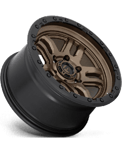 Fuel D702 Ammo 17X9 6X135 Off-Set -12 Matte Bronze With Black Bead Ring