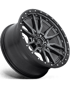 Fuel D680 Rebel6 17X9 6X139.7 Matte Anthracite With Black Ring
