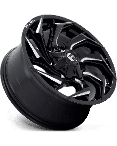 Fuel D753 Reaction 20X9 6X135 / 6X139.7 Gloss Black & Milled