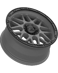 KMC Wheels KM535 Grenade OR 17X9 6X135 Off-Set -12 Matte Gray Matte Black Lip