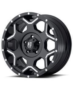 XD WHEELS XD812 Crux 20X9 8X180 Gloss Black Milled