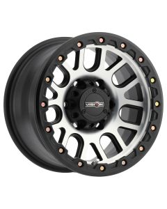 Vision Nemesis 18X9 6X139.7 Matte Black Machined Face