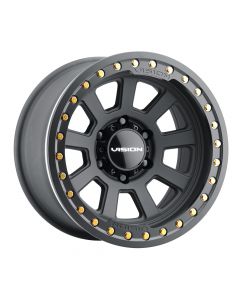 Vision Ojos Beadlock 17X9 6X139.7 Satin Black
