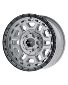 Weld Off-Road Crux W169 17X9 6X135 / 6X139.7 Gloss Armor Grey / Satin Black