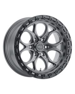 Weld Off-Road Ledge Six W107 18X9 6X139.7 Satin Gunmetal / Black ring