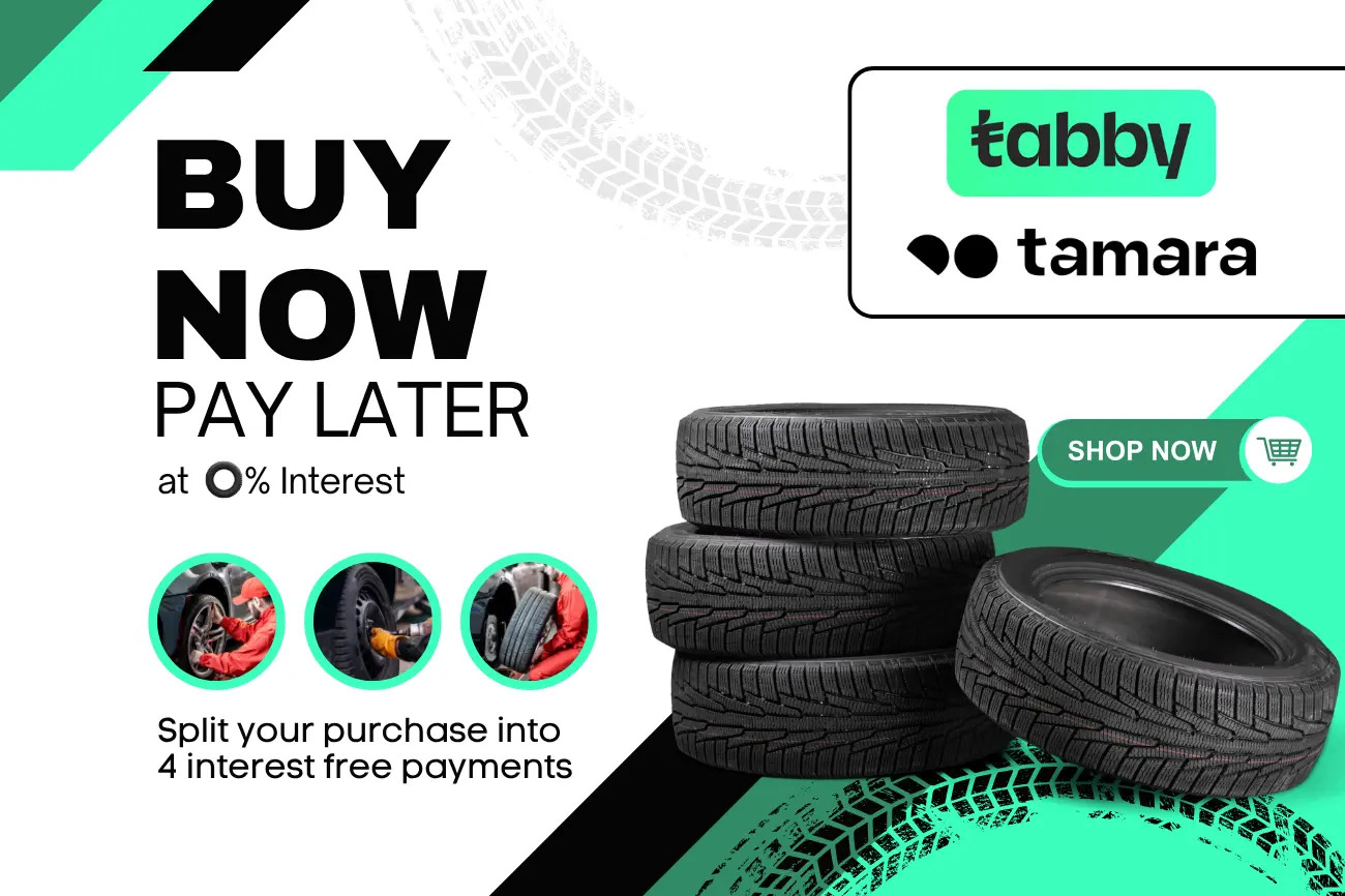 Shop tyres online and pay in installments