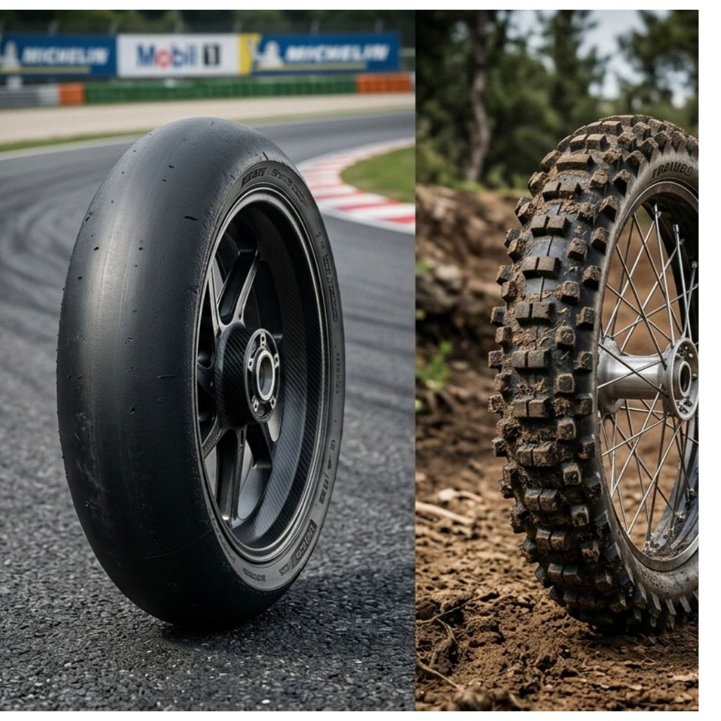 Motorcycle Tyre Types Explained: Street, Track, and Off-Road