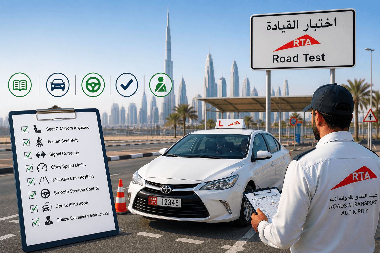 How To Pass RTA Road Test